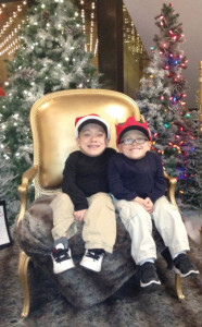 Zane Braun of Whitechurch suffers from Morquio A Syndrome, a rare genetic disorder that will shorten his life. The drug will potentially decrease the amount of sugars in their bodies and hopefully will slow down the progression of the disease. Luke and Zane Braun are seen enjoying some Christmas cheer.