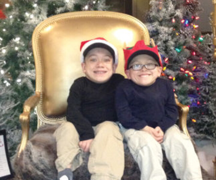 Zane Braun of Whitechurch suffers from Morquio A Syndrome, a rare genetic disorder that will shorten his life. The drug will potentially decrease the amount of sugars in their bodies and hopefully will slow down the progression of the disease. Luke and Zane Braun are seen enjoying some Christmas cheer.